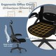 image 5 of COSTWAY Ergonomic Office Chair Adjustable Swivel Lumbar Support Black