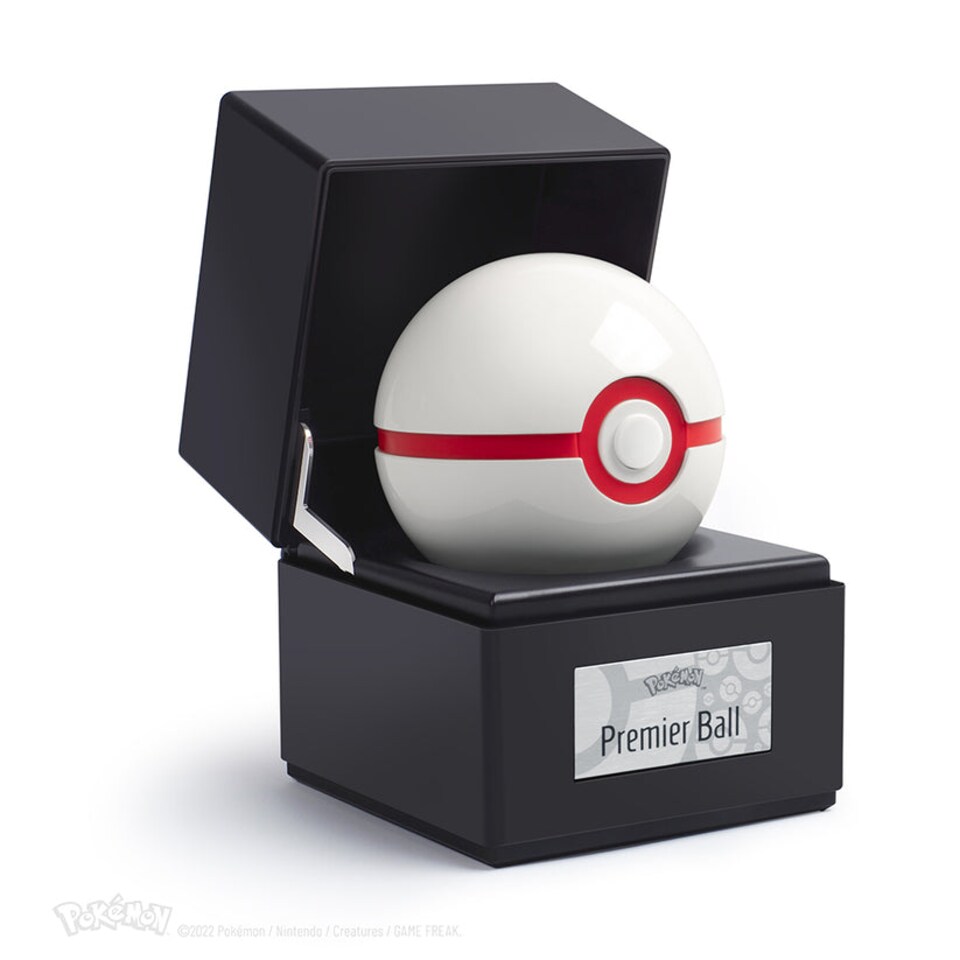 image 1 of Pokémon Die-Cast Premier Ball Replica | White