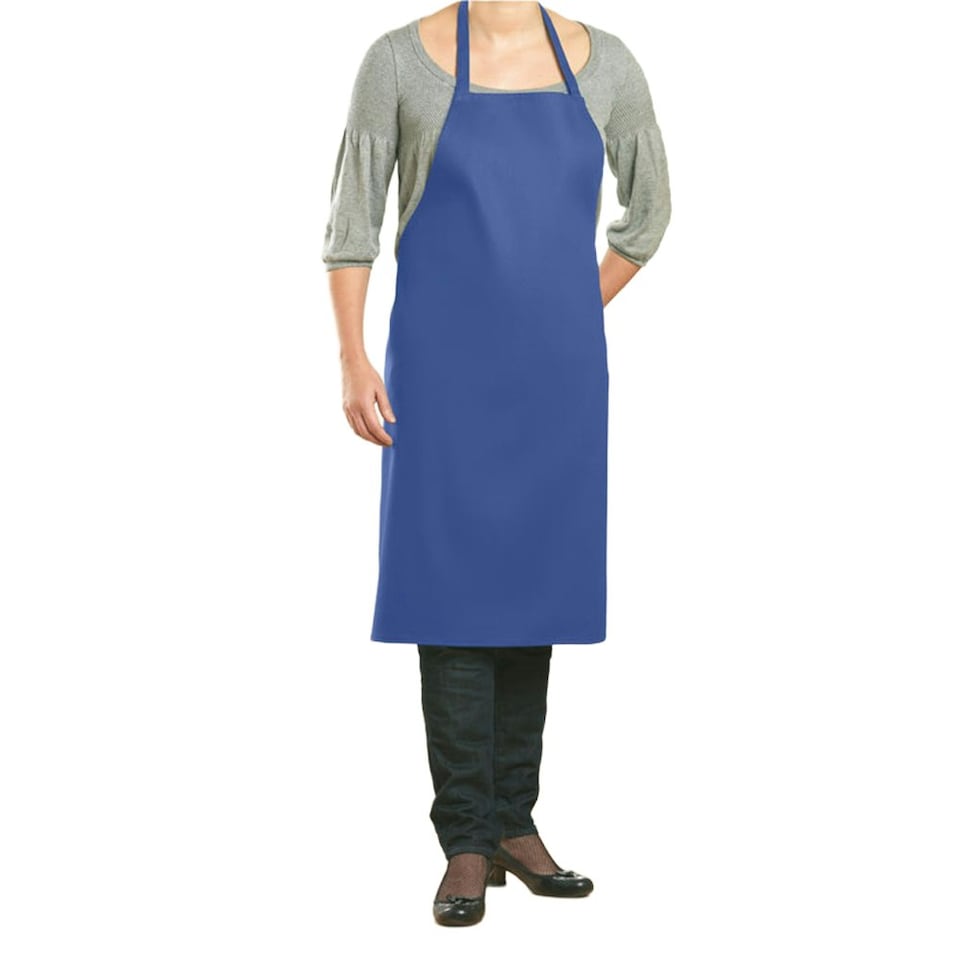 image 1 of MidOcean Kitab Cotton Kitchen Apron - Royal Blue - One Size Blue