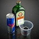 image 4 of Clear Plastic Non-Shatter Bomb Shot Glasses 200ml - Pack of 50