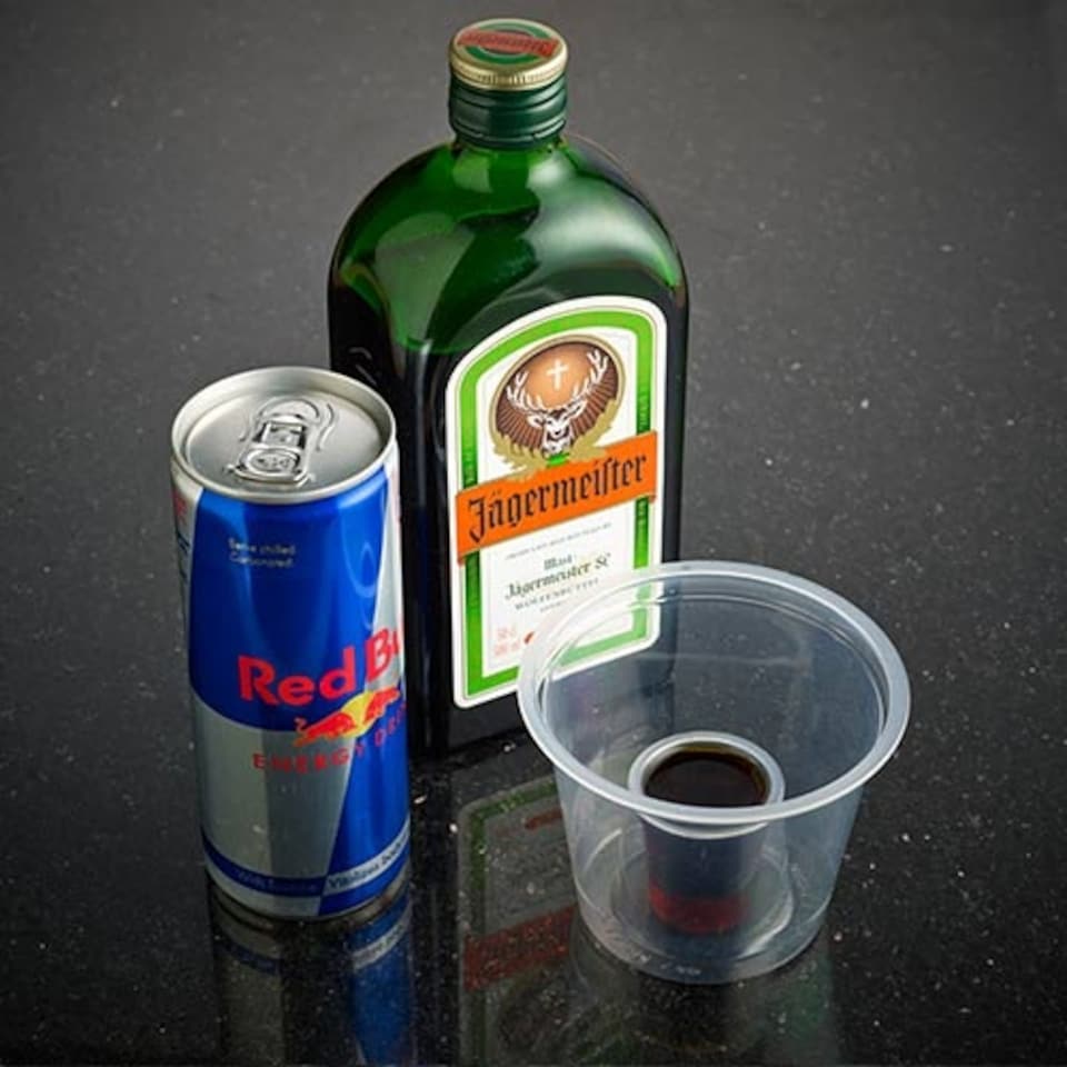 image 1 of Clear Plastic Non-Shatter Bomb Shot Glasses 200ml - Pack of 50