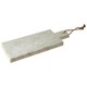image 1 of Interiors By Premier Small White Marble Chopping And Serving Board, Durable Natural Stone Board For Kitchen Use