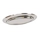 image 1 of Argon Tableware Oval Stainless Steel Serving Platter - 25cm x 17cm