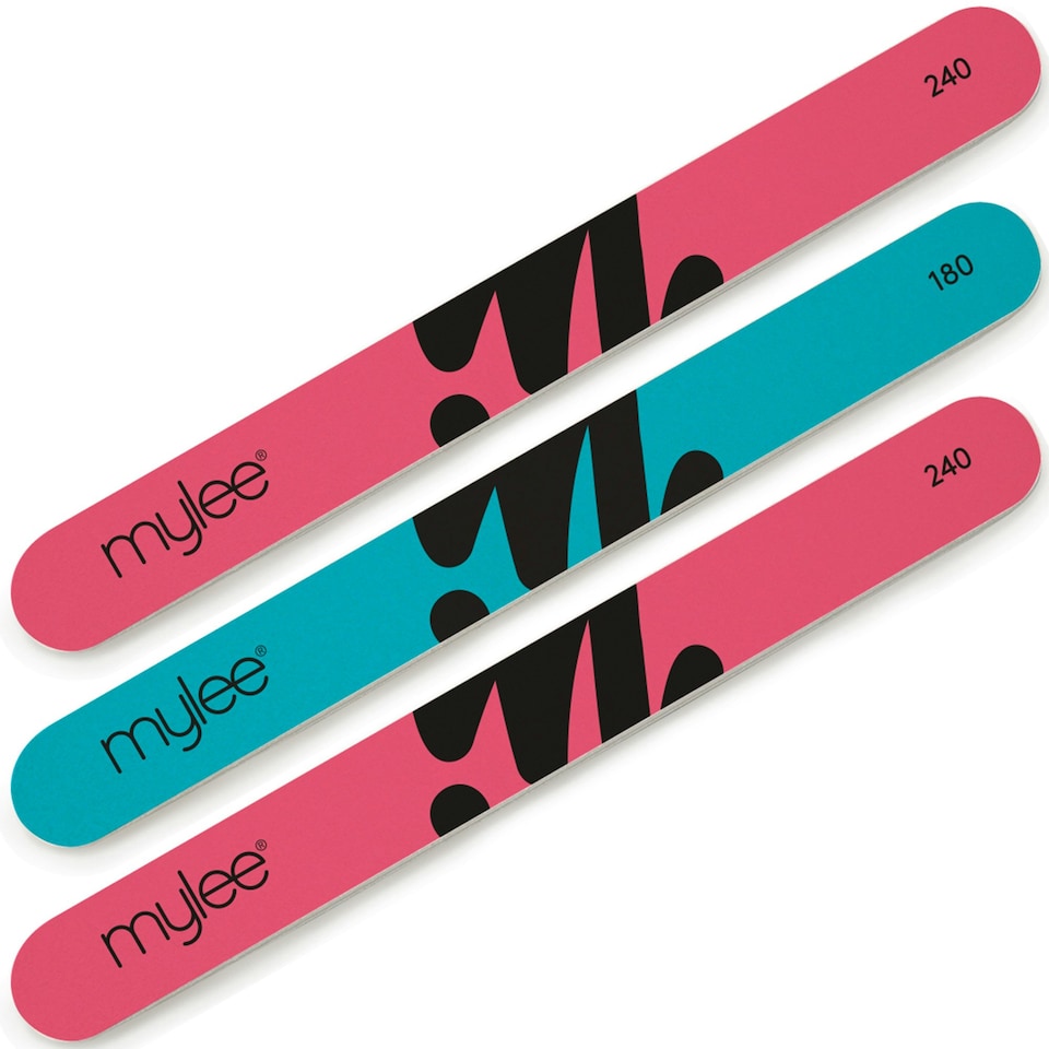 image 1 of Mylee Double-Sided Nail Files (Pack of 3)