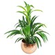 image 3 of Leaf Large Metal Planter 22 x 17cm Hammered Copper Plated - Curvy Edge Copper