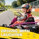 image 8 of HOMCOM 24V Electric Go Kart for Kids with Music, Horn Honking, Slow Start