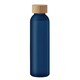 image 3 of MidOcean Abe Frosted Bamboo 500ml Bottle - Transparent Blue - One Size Blue | One Size