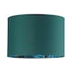 image 1 of Stylish Forest Green Cotton Fabric Lamp Shade with Inner Jungle Palm Tree Print | Green