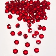 Red 12mm Diamonds Premium Table Gems 28g