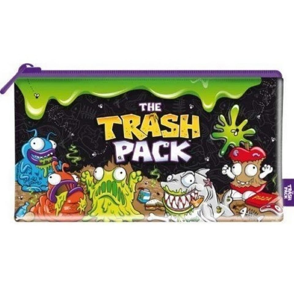 Anker Trash Pack Flat Pencil Case - Multicoloured - One Size