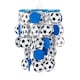image 1 of ValueLights Children's Blue And White Football Pendant Shade | Blue