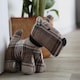 image 5 of Nicola Spring Bentley the Dog Door Stops - 30 x 24cm - Brown - Pack of 2