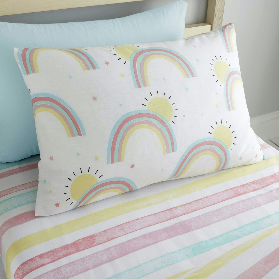 image 1 of Rainbows Duvet Cover Set - Double - Multi | Multi | Double
