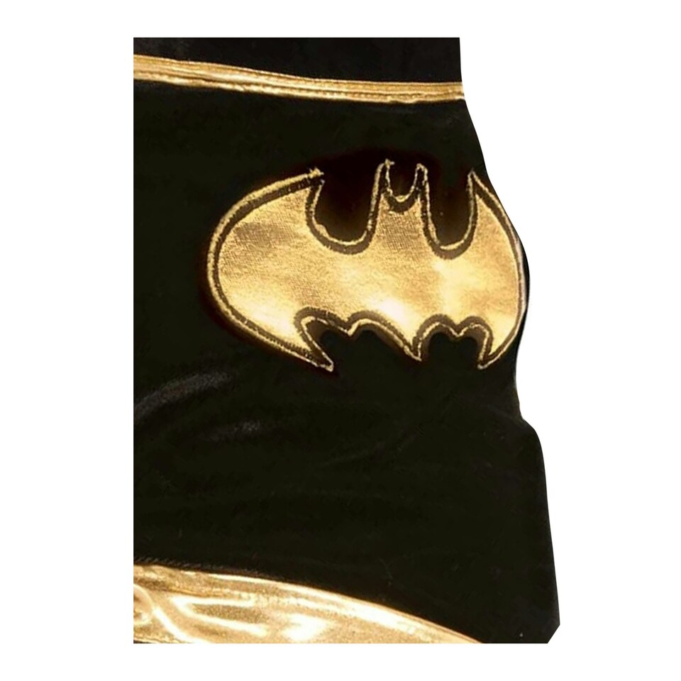 image 1 of Batman Batgirl Dog Costume - Black/Gold - S