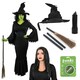 image 1 of Deluxe Witch Costume | Black | M