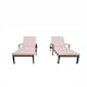 image 4 of Garden Rattan Recliner Sun Lounger, 5 Position Reclining Daybed