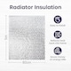 image 2 of Radiator Foil Insulation Roll Reflector Panels - Energy Saving Radiator Heat Deflector for Home Heating | Silver | 5m x 60cm - FOLDED | 1