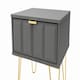 image 9 of Metro 1 Drawer Bedside Table in Dusk Grey (Ready Assembled) | Grey | Dusk Grey