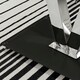 image 2 of Furniturebox Florini Black Glass And Metal V Dining Table