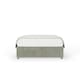image 2 of Neptune Spring Seal Grey Naples Velvet Divan Set King Size