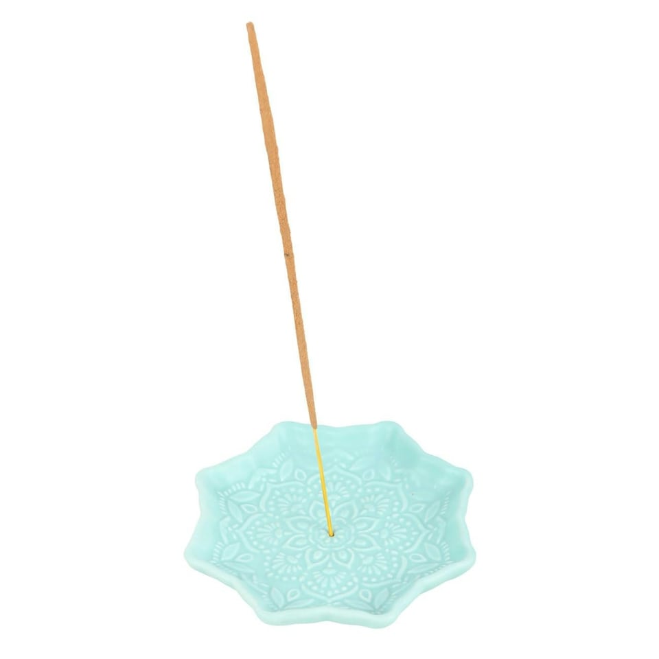 Blue Mandala Incense Stick Holder - Ceramic
