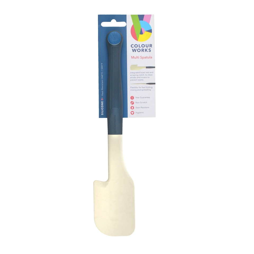 image 1 of Colourworks Classics Cream Silicone Spatula with Soft Touch Handle