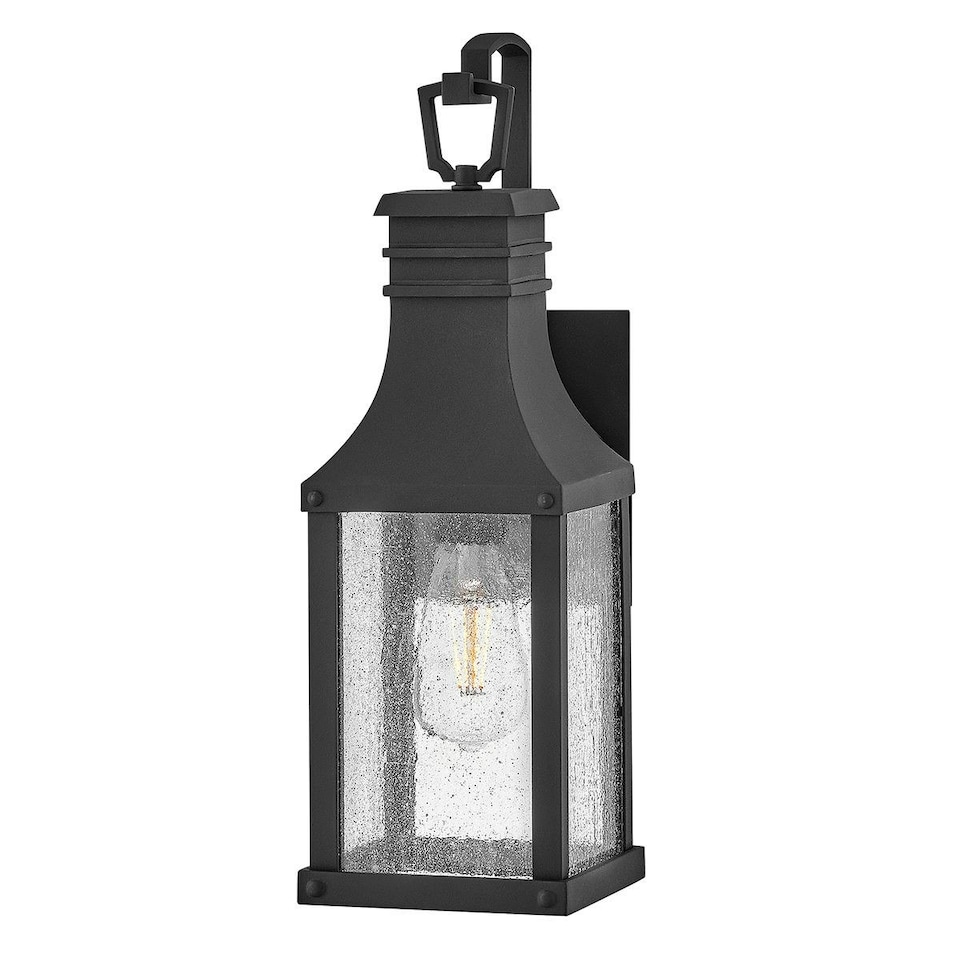 image 1 of Beacon Hill 1 Light Small Outdoor Wall Lantern Museum Black IP44