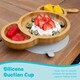 image 3 of Tiny Dining Children's Bamboo Suction Koala Dinner Set - White