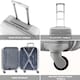 image 5 of Flight Knight Suitcase Set, Large Suitcase, Extra Large Suitcase, Cabin Suitcase 55x40x20cm - 60+ Airlines Approved - EasyJet, Jet2, Ryanair Priority Carry On | Silver | Silver | Large