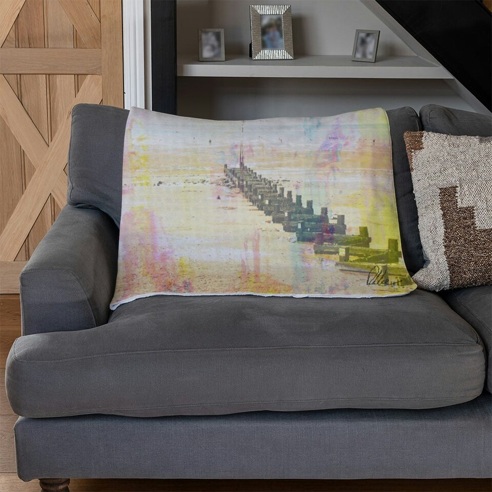 image 1 of Colourful beach (Blanket)