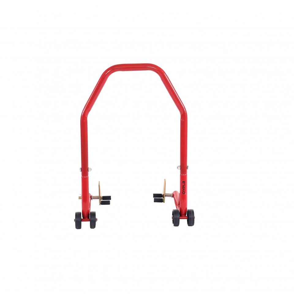 image 1 of Heavy Duty Rear Motor Bike Workshop Pit Motorcycle Paddock Stand | Red