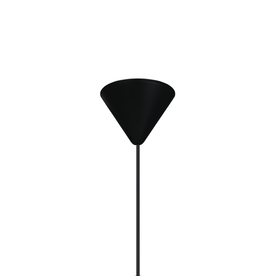 image 1 of Nordlux Sadie Indoor Pendant Light Black Ceramic E14 Ribbed - Mains Powered, IP20