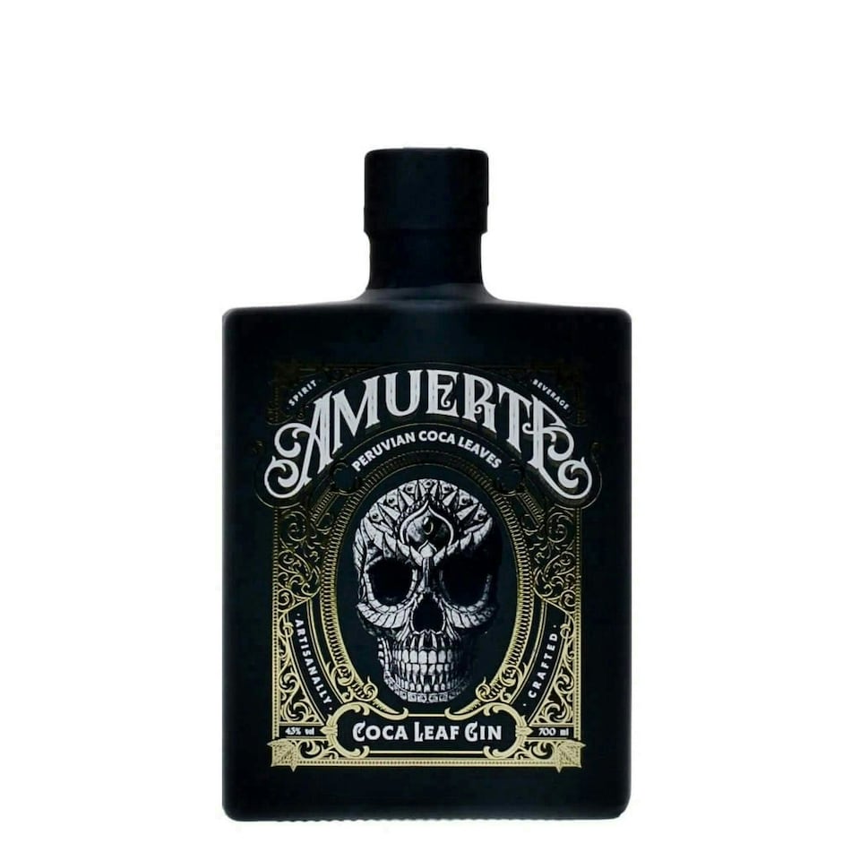 image 1 of Amuerte Coca Leaf Black Edition Gin