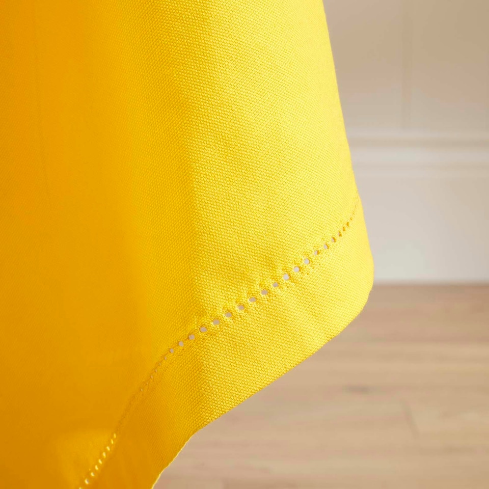 image 1 of Homescapes Yellow Tablecloth - 178 x 300 cm Yellow