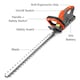 image 5 of Terratek 20V Cordless Hedge Trimmer 1 Battery & 1 Charger | Grey | Grey | 1