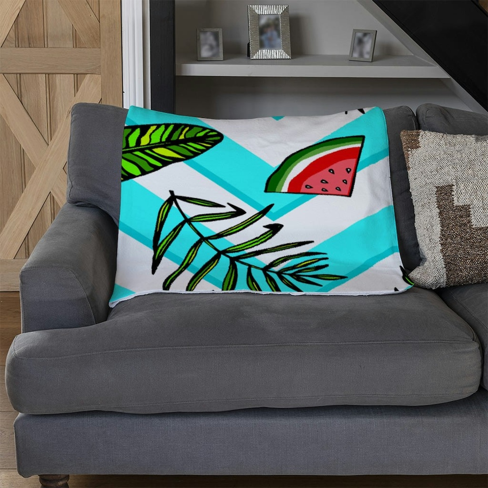image 1 of Pineapple & Watermelon (Blanket)