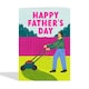 image 2 of Cute Lawnmower Father's Day Card
