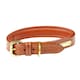 image 1 of Weatherbeeta Padded Leather Dog Collar - Tan - XS