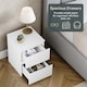 image 5 of Vida Designs Denver 2 Drawer Bedside Chest Cabinet Table Nightstand, White