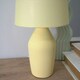 image 2 of ValueLights Arlo Pair of Sunshine Yellow Ceramic Table Lamps with Yellow Shades and LED Bulbs | Yellow
