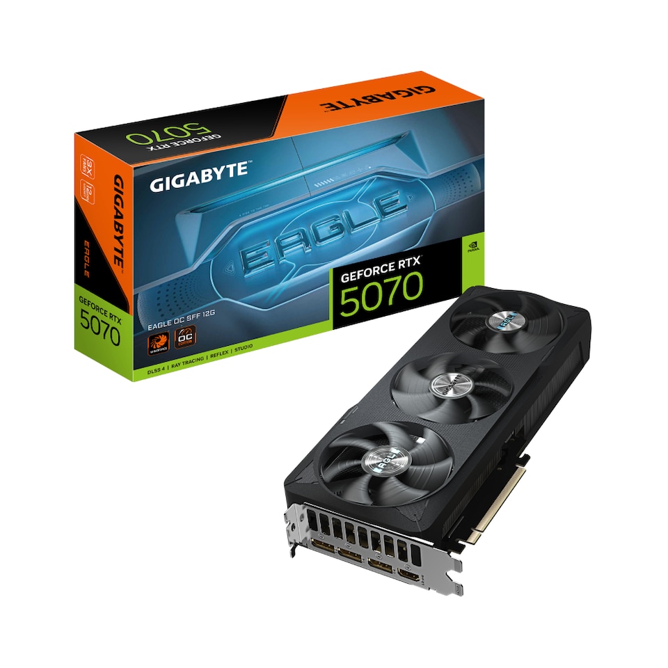 image 1 of GIGABYTE GeForce RTX 5070 EAGLE OC 12GB GDDR7 Graphics Card