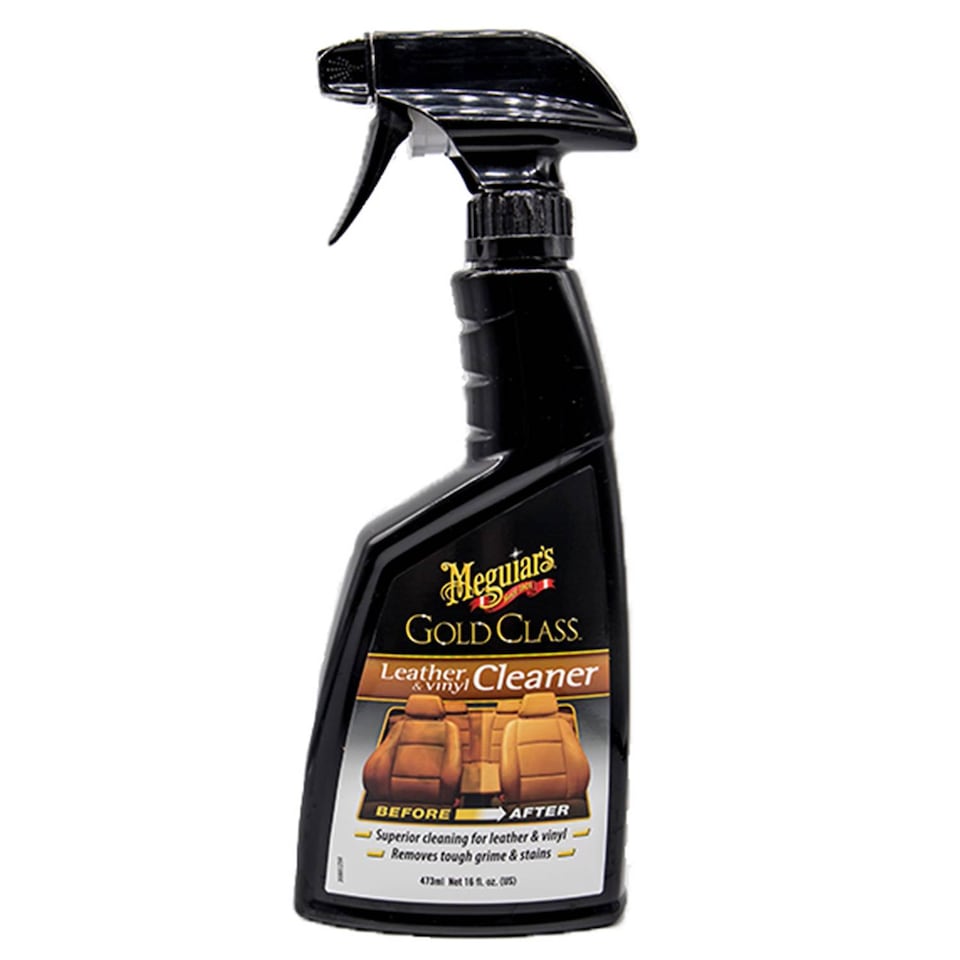 Meguiar's Gold Class Leather & Vinyl Cleaner 16Oz / 473ml Bottle G18516EU
