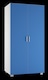 image 1 of White Kids 2-Door Wardrobe | Blue | 1