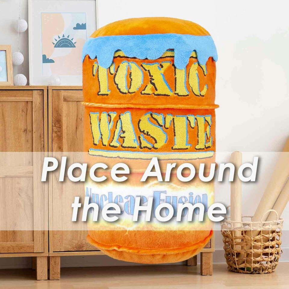 image 1 of Toxic Waste Nucleaer Nucleaer Fusion Soft Toy Candy Inspired Plush 23cm Orange