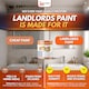 image 7 of Landlords Paint - Kitchen & Bathroom Paint - Mould Resistant, Washable & Durable - Pistachio White - 1L