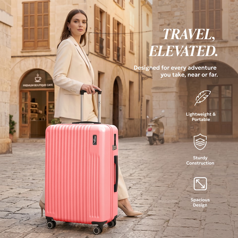 image 1 of Lugg Vacay Hard Shell Suitcase ABS 360 Spinner Wheels Water Resistant (86x58x31cm)