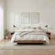 image 4 of Koping Double 4ft6 Gas Lift Ottoman Bed with Underbed Storage in Natural Pine