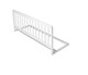 image 1 of Safetots Narrow Wooden Bed Guard, White, 38cm High x 90cm Wide, Toddler Bedrail for Safety, Secure Child Bed Rail