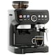 image 1 of HOMCOM Espresso Machine, Bean Grinder & Steam Wand, 15 Bar Pressure, Black