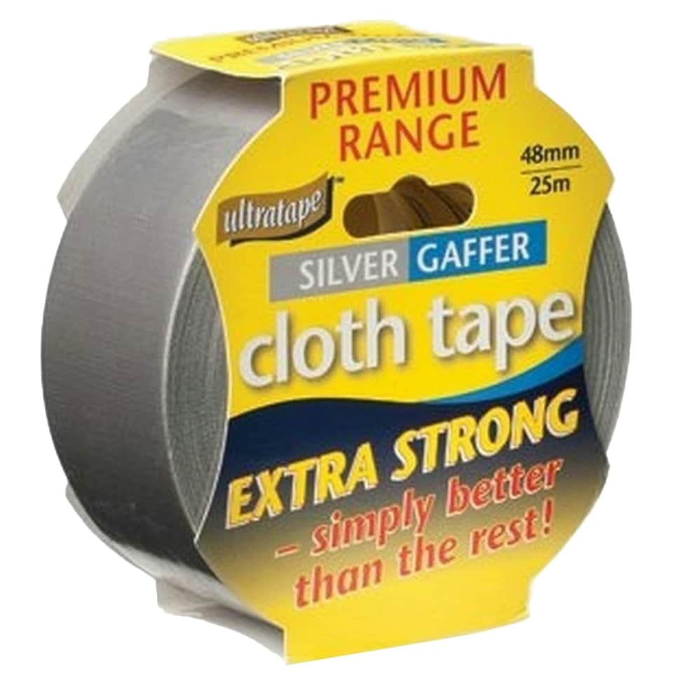 Ultratape Cloth Tape - Silver - One Size